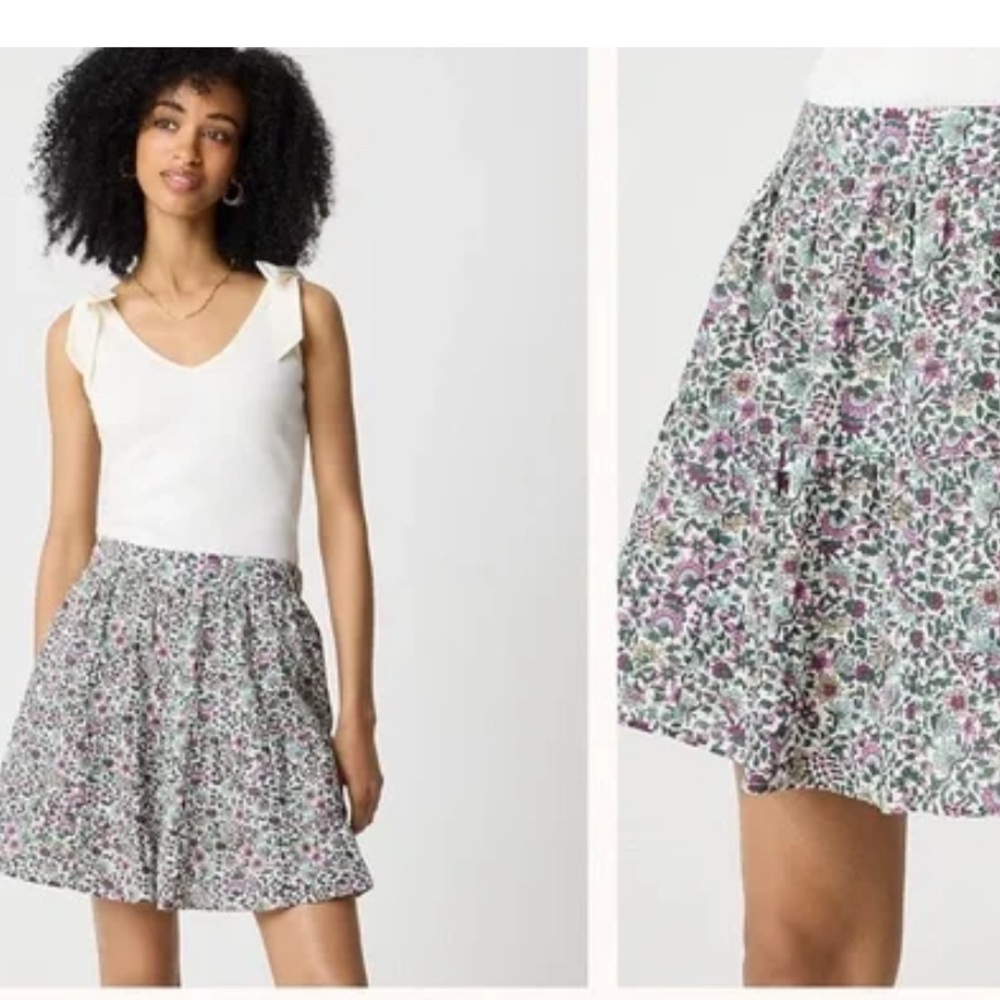 JCREW Factory Tiered Women’s Mini Skirt in Medium